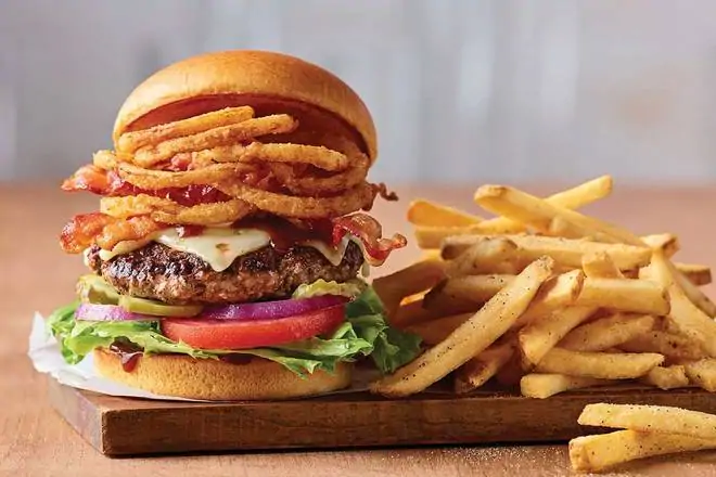 Order Whisky Bacon Burger food online from Applebee's Grill + Bar store, Fayetteville on bringmethat.com