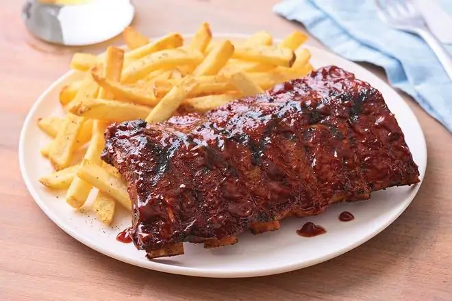 Order Half Rack Double-glazed Baby Back Ribs food online from Applebee's Grill + Bar store, Fayetteville on bringmethat.com